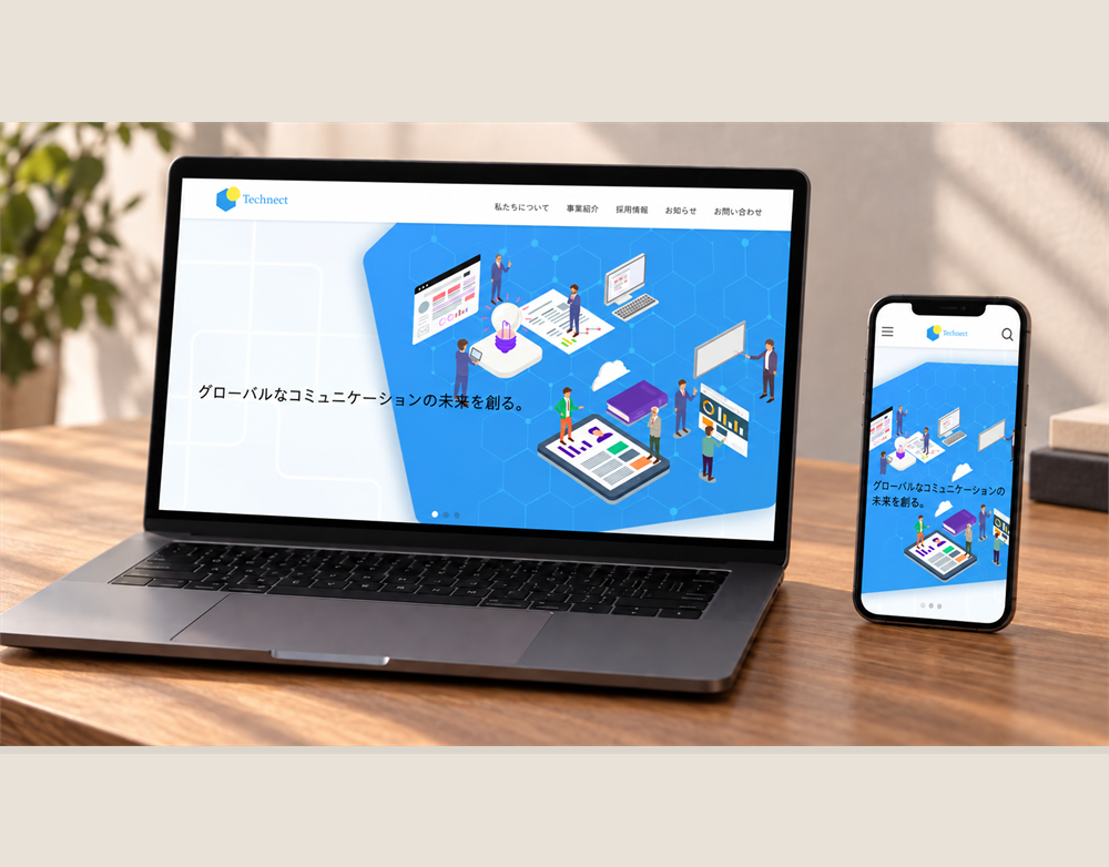 コーポレートサイトの制作事例